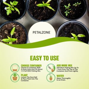 Potting Soil Mix for Indoor & Outdoor Plants – Nutrient-Rich, Fast-Draining Organic Blend for Healthy Growth – Ideal for Flowers, Vegetables, Herbs & Houseplants (500 GRAM)