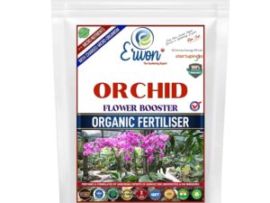 Erwon® Orchid Flower Booster, Premium Essential Powerful Organic Fertilizer for Orchid Plants, with Charged Micro-organism and ++ Micronutrients (200 gm)