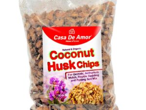 Casa De Amor Natural Coconut Husk Chip Fiber For Orchids, Anthurium, Mulch, Reptile Bedding, Potting Soil Mix For Indoor & Outdoor, Growing Media (500 gm),Organic