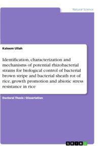 Identification, characterization and mechanisms of potential rhizobacterial strains for biological control of bacterial brown stripe and bacterial … and abiotic stress resistance in rice