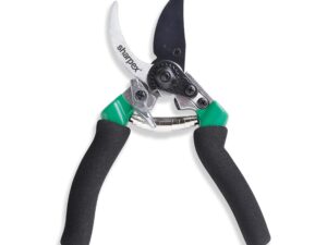 Sharpex Heavy-Duty Bypass Professional Pruning Shears Secateurs for Garden l High Carbon Steel Cutting Blade with Teflon Coating Smart ABS Lock for Safety Aluminium Die Casting Handle (Green)