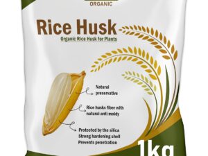 Organic Rice Husk for Plants Best Horticuture Grade Rice Husk for Ideal Soilmix Potting Mix for All Kind of Plants Bonsai Succulents and Seeds Germination 1kg