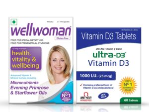 Complete Women’s Multivitamin Combo with Evening Primrose Oil, essential micronutrients & Vitamin D to make you strong from inside and glowing from within| Combo Pack of 2