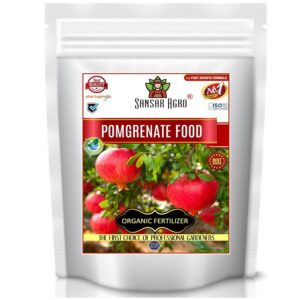 Sansar Agro Pomegranate Food Essential Organic Fertilizer Powder For Pomegranate Plants, Double Filtered With All Required Nutrients And Active Micro-Organism (400 Gm)