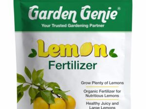 Garden Genie Lemon Fertilizer for Plants 800 Gm | Organic Lemon Plant Fertilizer for Growing & Fruiting Healthy Lemons in Home Garden, Powder