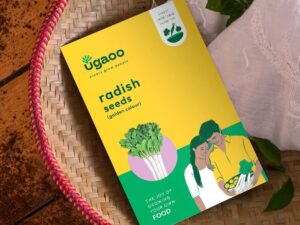 UGAOO Pusa Chetki Radish Vegetable Seeds (White, Pack of 6g)