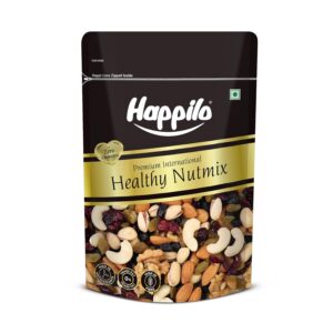Happilo Premium International Healthy Nutmix, 200g | 7 Superfood in 1 Mixes | Dry Fruits Contains Almonds, Cashews, Blueberries, Blackcurrant, Pumpkin & Sunflower Seeds