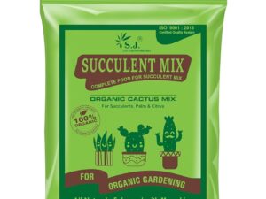 S.J. Organics 100% Organic Succulent and Cactus Potting Soil Mix- 5 kg Premium Potting Mix with Perlite, Well-Drained & Aerated, Ideal for Succulents, Cacti, Root Growth | Succulent Soil Mix