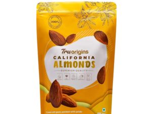 TruOrigins California Almonds (Badam) – 100% Natural | Fresh | Jumbo Size | Handpicked | Non-Pareil | Crunchy | Dust Free | Ethically Sourced | Rich in Micronutrients | Preservatives Free | Premium Grade & Quality | 500g