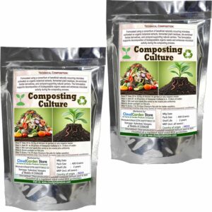 Compost Culture Powder 800g – Natural Composting Additive and Soil Conditioner for Kitchen and Garden Waste, Supports Home Composting and Soil Health