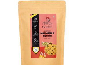 Shashan Organic Cold-Milled Masala Missi Roti Atta- 1kg | Missi Roti atta mix | Spiced with Indian Seeds and Herbs | Rich in Protein, Vitamins, Minerals and Micronutrients