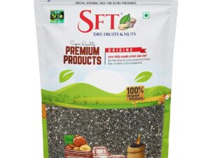 SFT Chia Seeds 500g – seeds for Weight Management | Rich in Calcium, Protein & Fibre | Beat the Heat | 100% Clean Chia seeds for Eating | Antioxidant Rich Seeds
