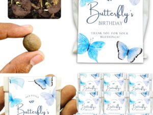 Human Birds International® Branded seed balls return gift for Birthdays 2 Seed Balls Per Packet, Mix of Trees, Fruits and Flowers seed balls for planting, Individually Packed Eco-Friendly Return Gift