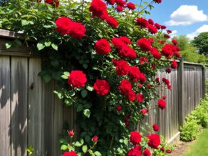 Climbing Rose Hybrid Seeds Pack – Large Flowers- 70 Easy-to-Grow Seeds for Vibrant Blooms, Suitable for All Indian Climates (RED)