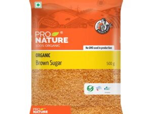 Pro Nature 100% Organic Brown Sugar – 500g | Natural Organic Sweetener | Healthy Sugar Alternative | Unrefined & Chemical-Free | Ideal for Baking & Tea