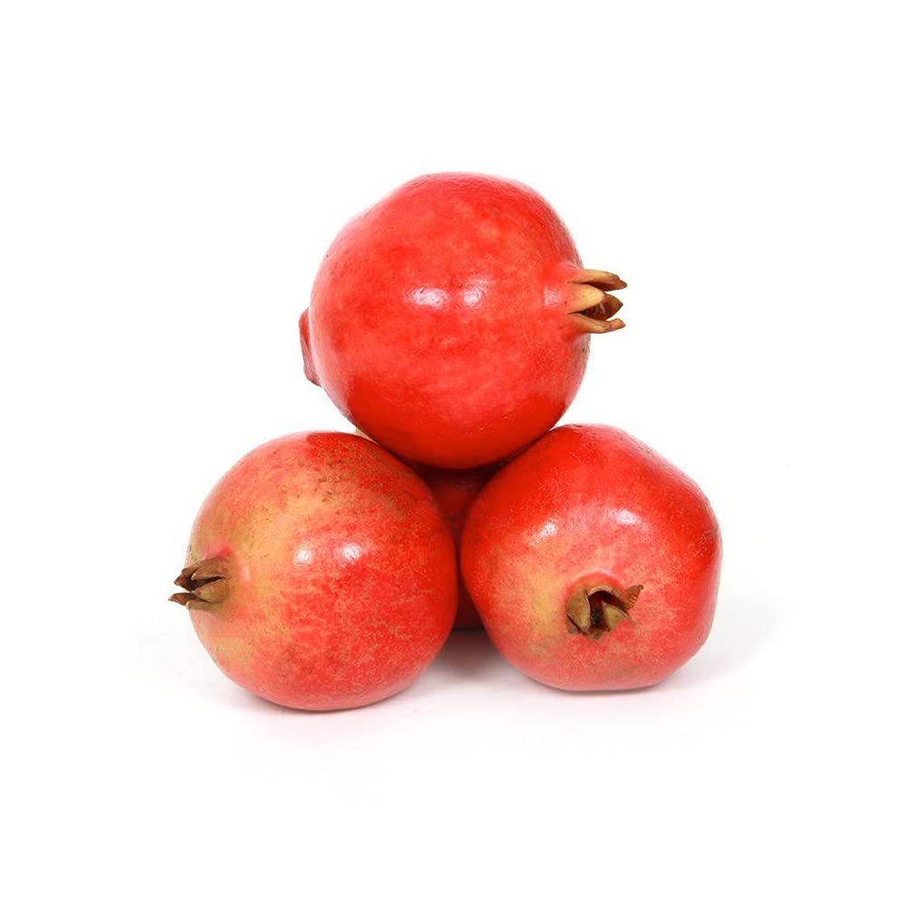 Pluckk Fresh Premium Pomegranates, 4Pcs (approx. 850 Gram +), Shiny Skin & Uniform Size