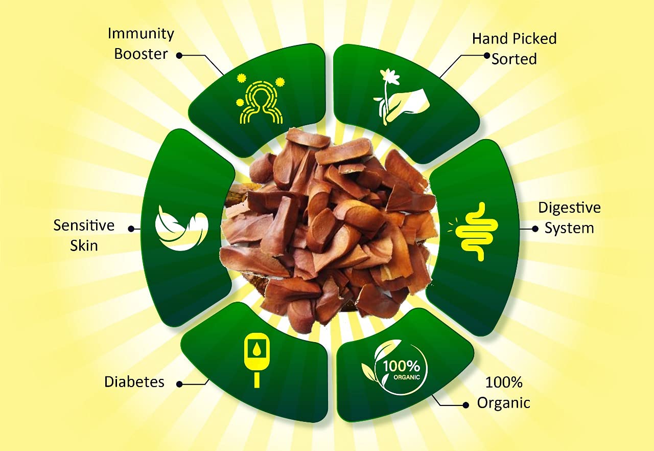 Kadwa Badam Peeled Sugar Badam - 120 Grams | Diabetes Bitter Almonds | Mahogany Seeds - Image 4