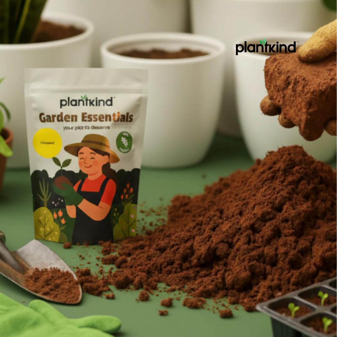Cocopeat Powder | Natural Coconut Coir Dust for Home Gardening, Terrace Gardens, and Seed Germination | Ideal for Soil Aeration & Root Support | Reusable Pack (1 kg) - Image 2
