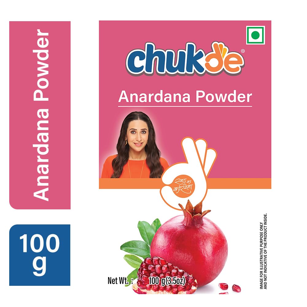 Chukde - Anardana - Pomegranate Seeds Powder - Tangy & Flavorful Spice - Enhance Your Curries, Dals & Snacks - Ideal for Indian Cooking, Chutneys & Marinades - 100 Gm - Image 5