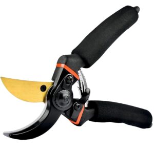 Heavy Duty Plant Cutter 8 Inch Pruners Scissor For Home Garden Cutter Pruner Cutter, With Safety Lock & Stainless Steel Blades, Hand Pruner Garden Tools Tree Trimmers For Home Gardening
