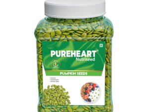 Pureheart Premium Raw Pumpkin Seeds for Snacking/Topping 1000 gm – Superfood for Heart Health, Digestion & Immune Support, Rich in Protein, Fibre, Healthy Diet Snacks