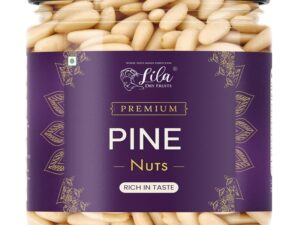 LILA DRY FRUITS Pine Nuts without Shell 250 gms | Exotic Chilgoza Pine Nut Naturally Fresh, Crunchy & Aromatic | Big Size Neza Nuts Ideal for Cooking, Snacking Perfect for Gifting
