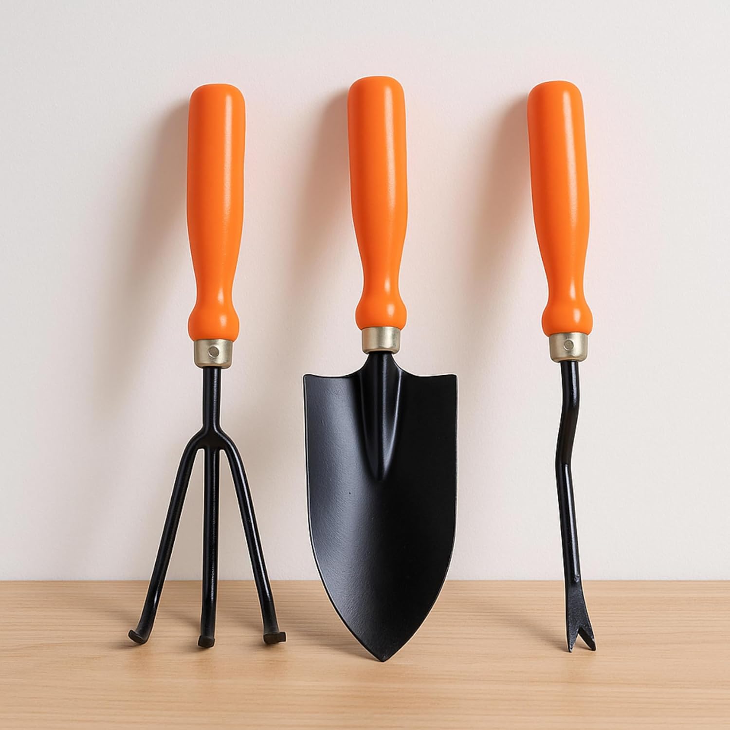 Kraft Seeds Garden Tool Set of 3 Pcs - Home Tools & Gardening Tools Kit for Home Garden- (Big Trowel, Cultivator, Weeder) - Terrace Gardening Accessories, Gardening Essentials, Garden Tools Heavy Duty - Image 8