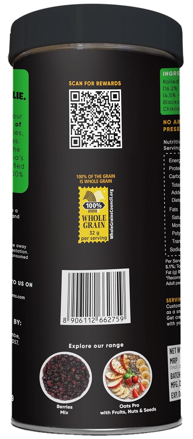 True Elements Muesli Fruits, Nuts & Seeds 400gm - Breakfast Cereal | 100% Wholegrain | Muesli with Freeze Dried Fruits - Image 4