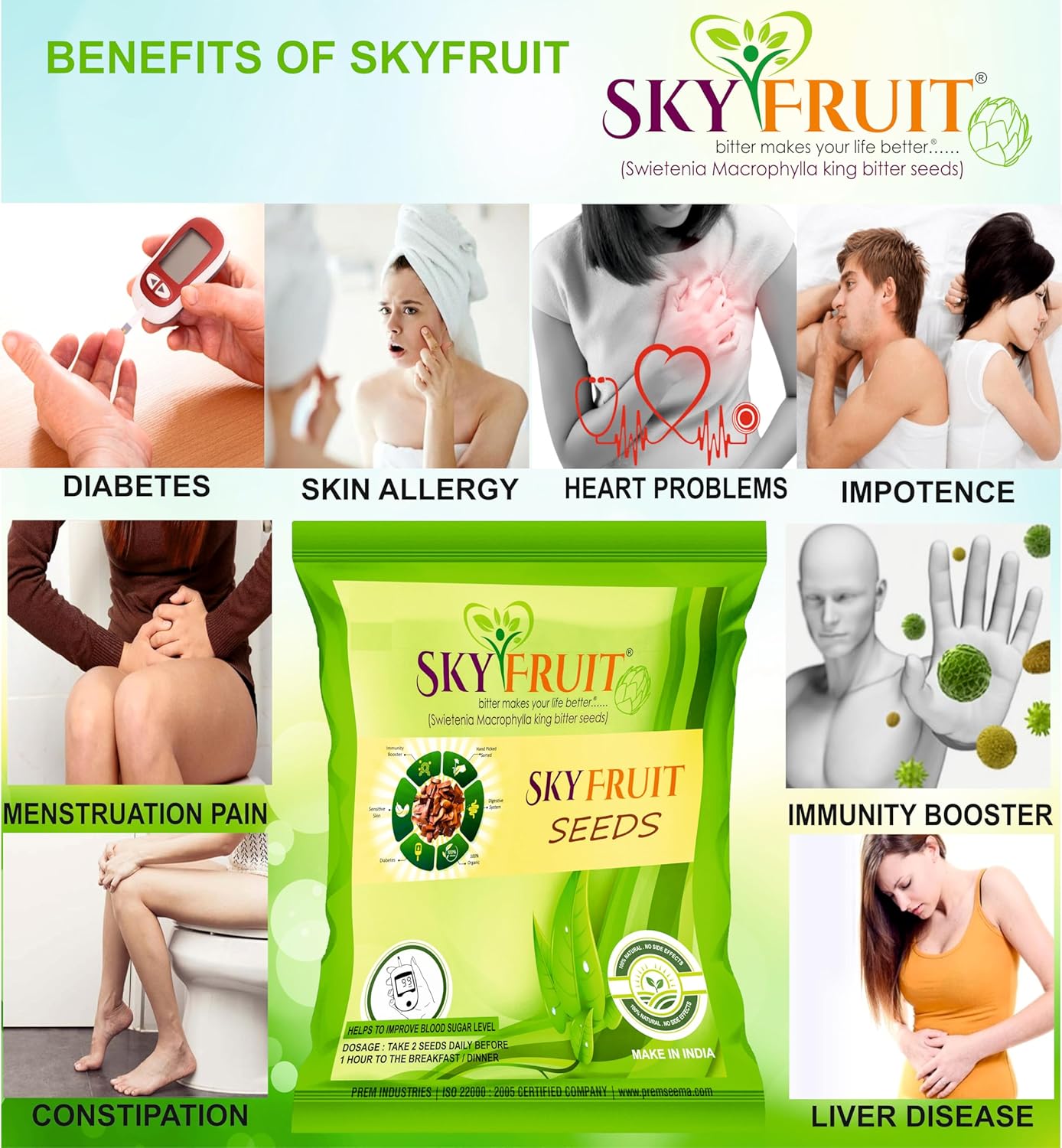 SkyFruit Sky Fruit Kadwa Badam Sugar Badam | Diabetes Bitter Almonds | Thengani kai | Mahogany Seeds | Diabetes King Bitter Seeds, Machine Cleaned, hygienically processed & packed 500 Grams - Image 6