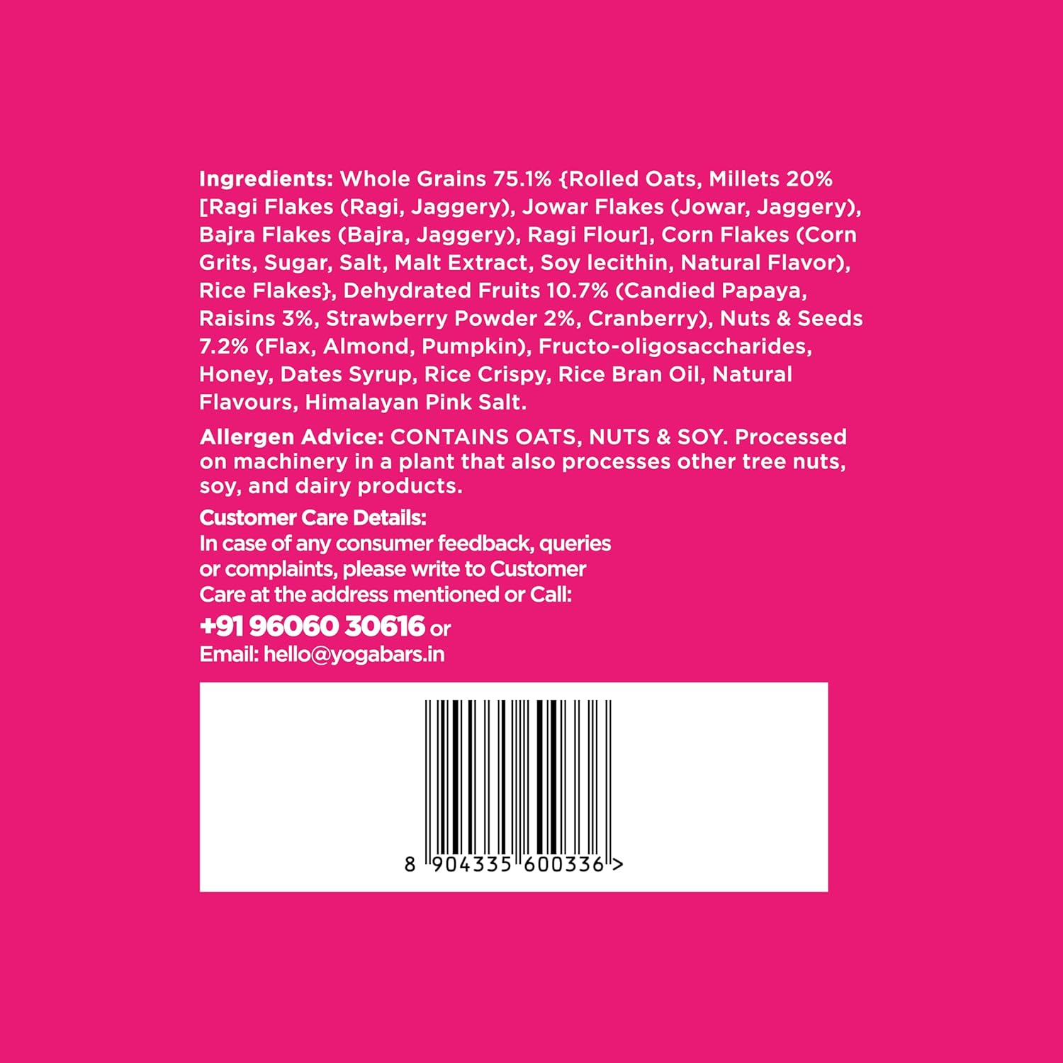 Yogabar Wholegrain Breakfast Muesli Fruits, Nuts + Seeds, 700 g (Super Saver Pack) - Image 8