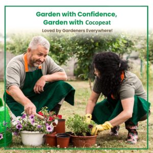 Block for Gardening | Organic Coconut Coir Brick Soil Substitute | Expands Up to 8–10 litres | Eco-Friendly Potting Mix for Plants & Seed Germination (5 Kg)