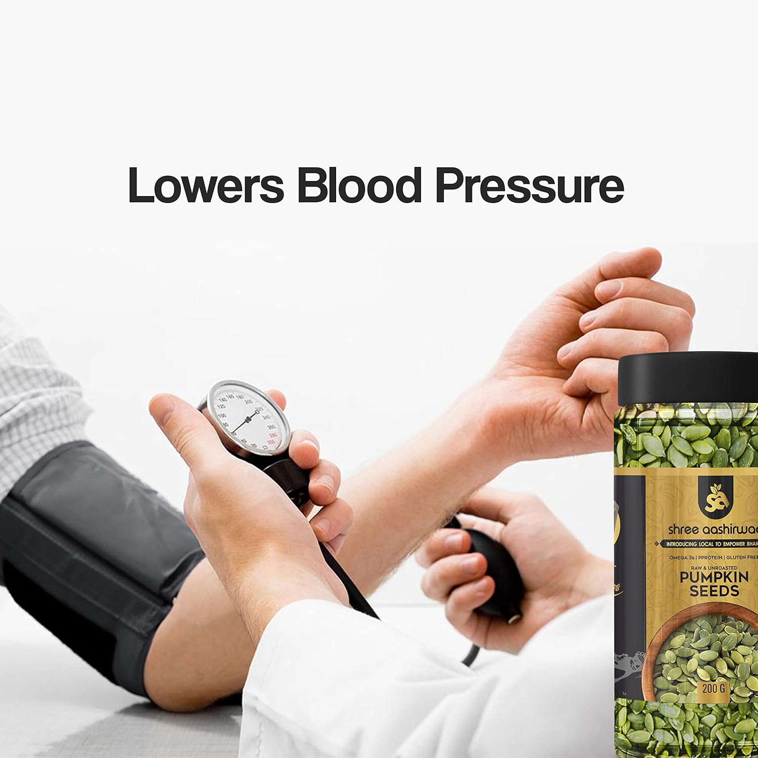 Shree Aanantam Combo of Chia Seeds -200g and Pumpkin Seed - 200g | Seeds for Eating | Raw Seed | Diet Food - Image 8