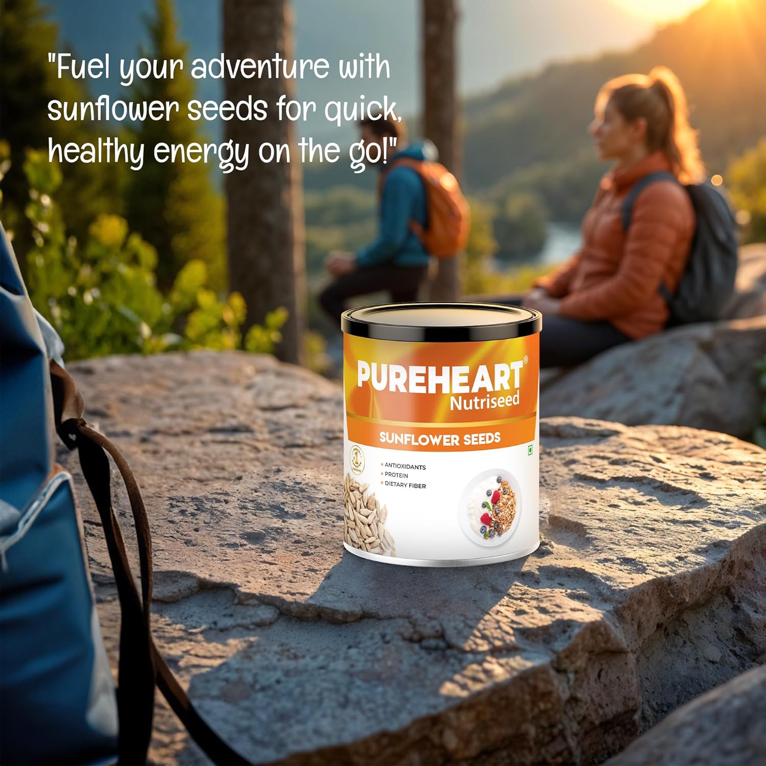 Pureheart Premium Raw Sunflower Seeds for Eating 454 gm - Protein, Fibre and Antioxidants Rich Superfood for Heart Health, Immune Support, Healthy Diet Snack - Image 4